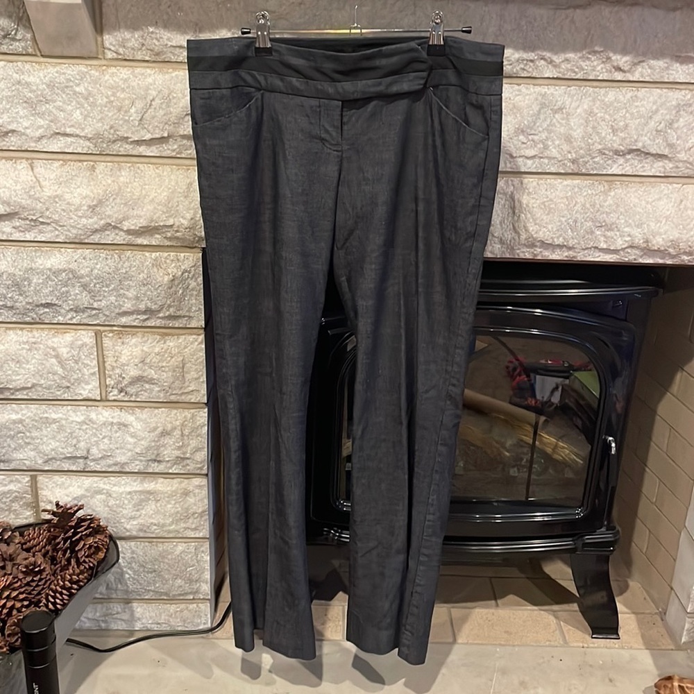 The Limited Grey Drew Fit Casual Bootcut Mid-Rise Trouser Size 8